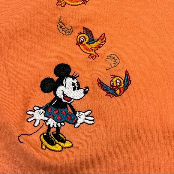 Rare Vintage 90s Walt Disney World Resort Embroidered Tapestry Strap Minnie Tank - Picture 5 of 11